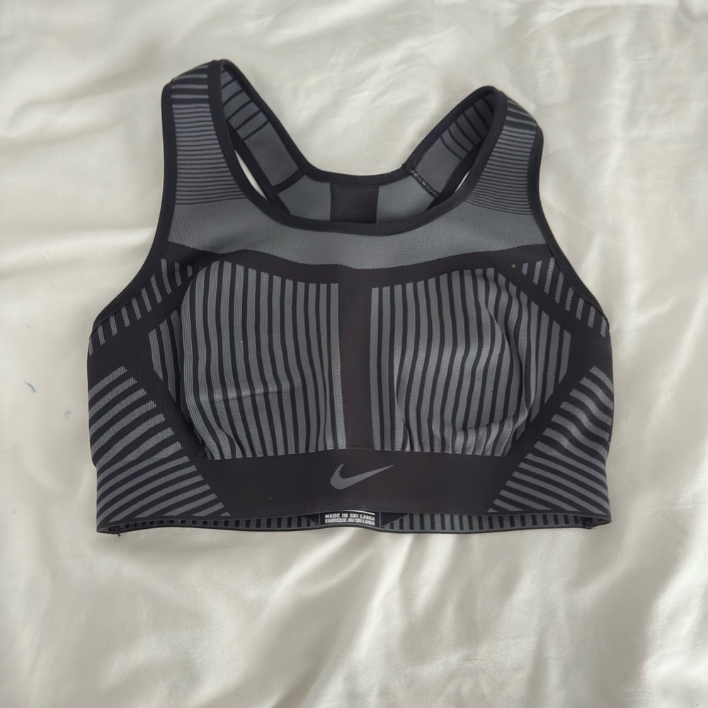 Nike Charcoal and Black Athletic Top